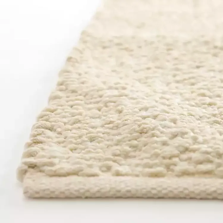 Area Rugs-Kirklands Home Boucle Area Rug, 4x6 Ivory