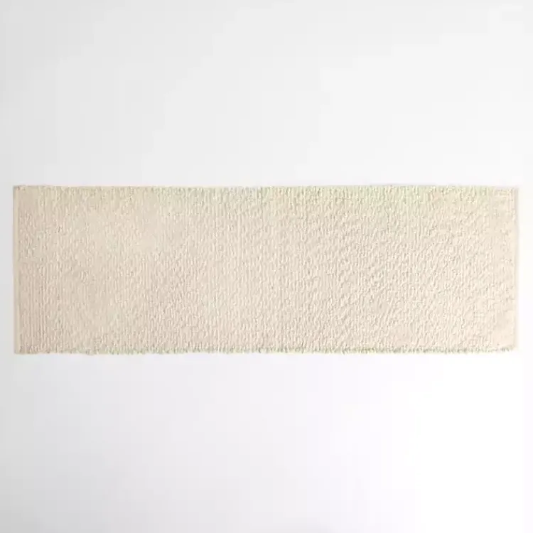 Area Rugs-Kirklands Home Boucle Runner, 2x6 Ivory