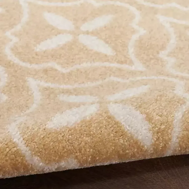 Outdoor Rugs-Kirklands Home Beige & Ivory Quatrefoil Indoor/Outdoor Rug, 8x10