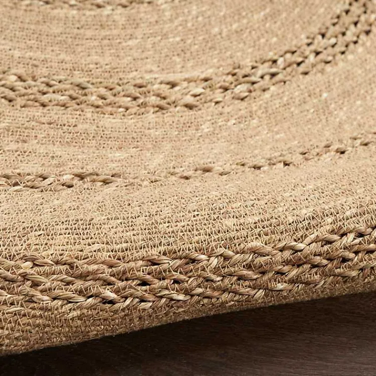 Area Rugs-Kirklands Home Natural Seagrass Indoor/Outdoor Area Rug, 3x3 Tan