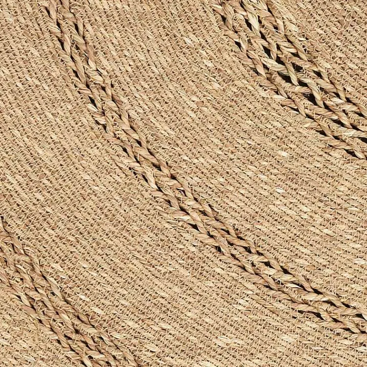 Area Rugs-Kirklands Home Natural Seagrass Indoor/Outdoor Area Rug, 4x4 Tan