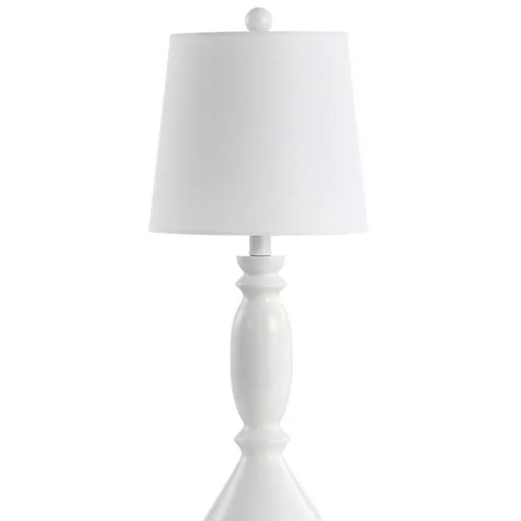 Table Lamps-Kirklands Home Curve Table Lamp White