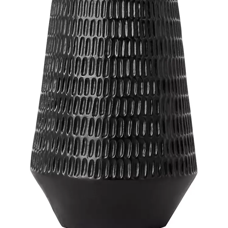Table Lamps-Kirklands Home Modern Etched Table Lamp Black