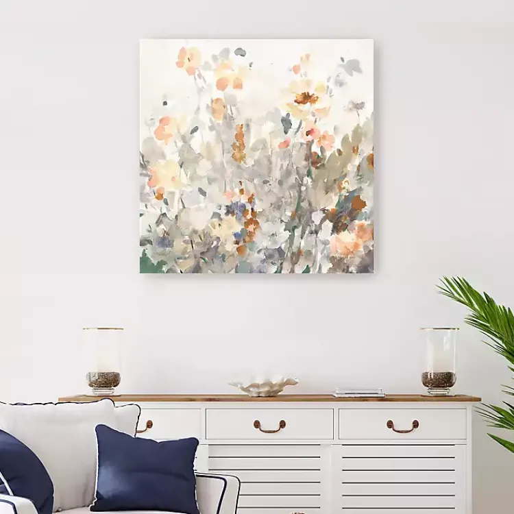 Canvas Art-Kirklands Home October Garden Canvas Art Print Gray