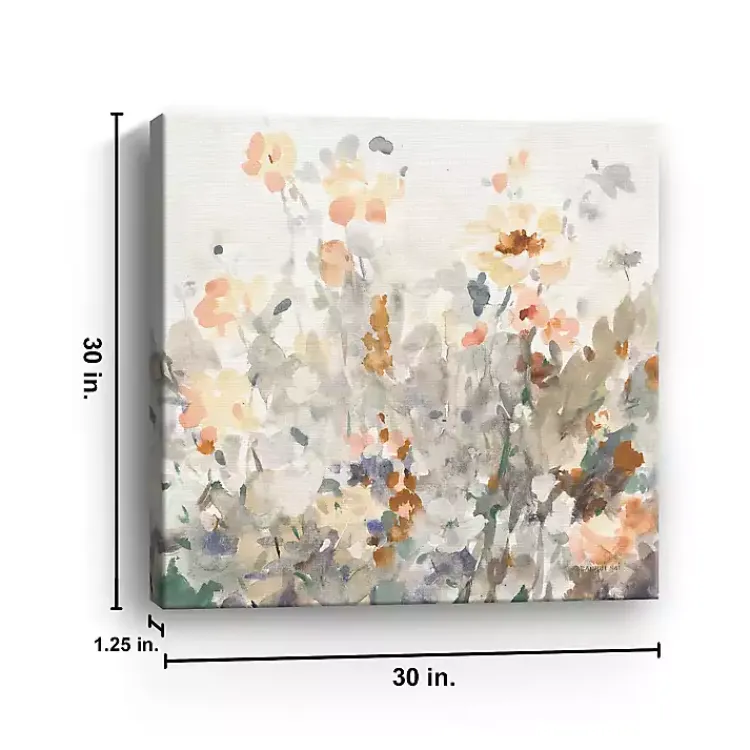 Canvas Art-Kirklands Home October Garden Canvas Art Print Gray