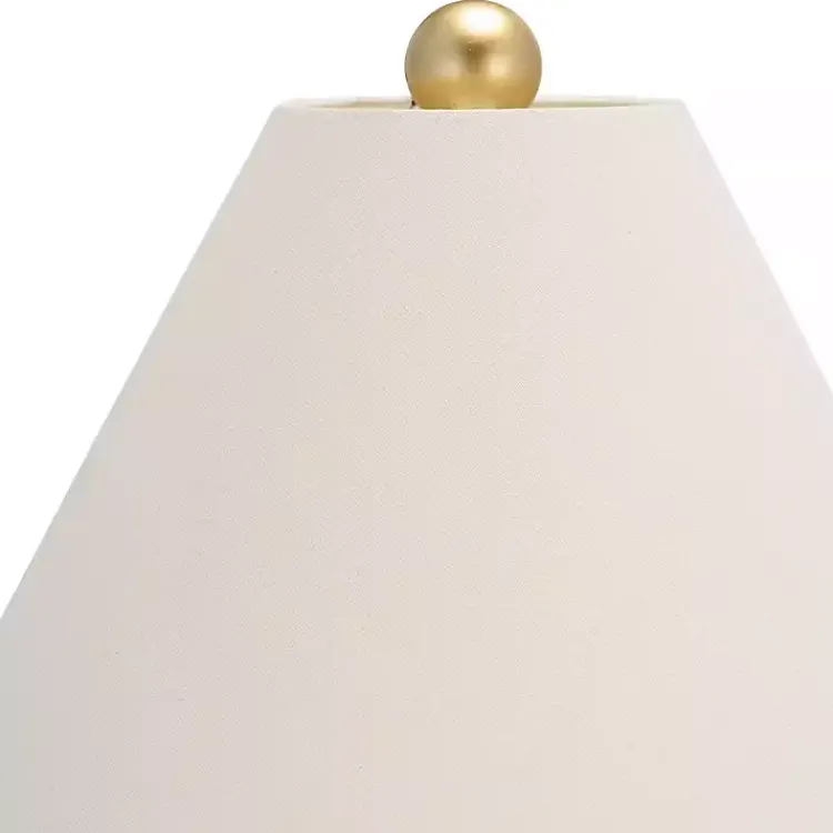 Table Lamps-Kirklands Home Metallic Gold Textured Table Lamp Ivory