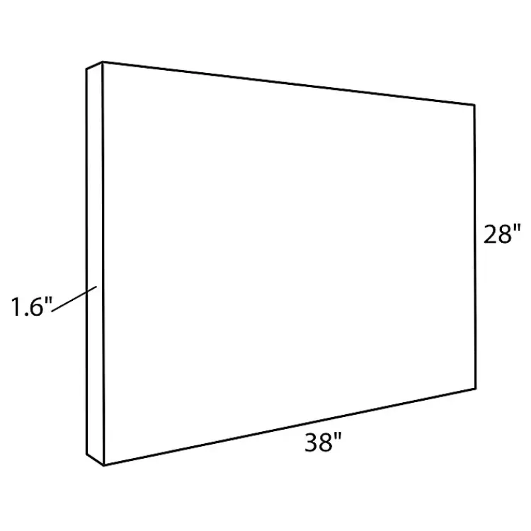 Canvas Art-Kirklands Home Neutral Highland Cow Framed Canvas Print, 28x38 Brown