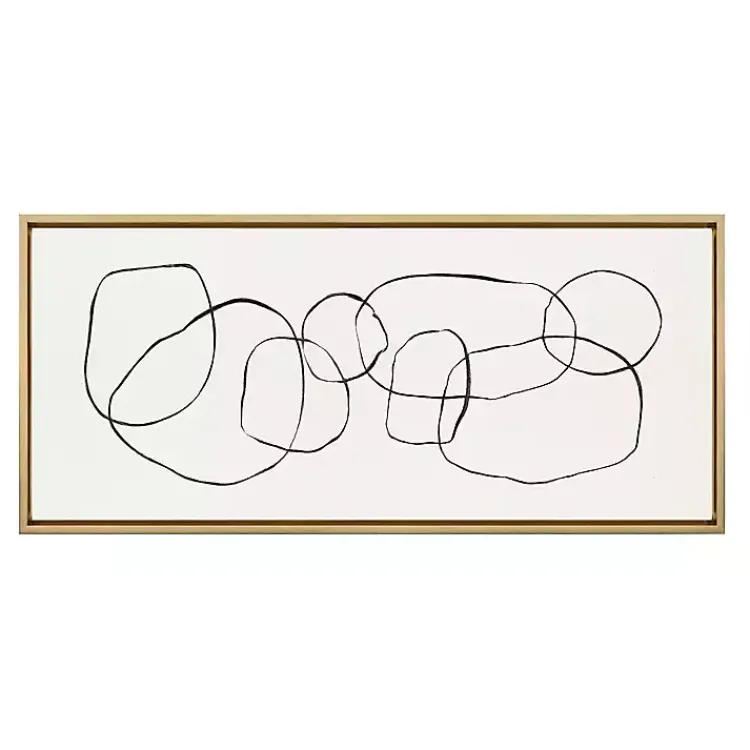 Canvas Art-Kirklands Home Dancing Circles Framed Canvas Art Print