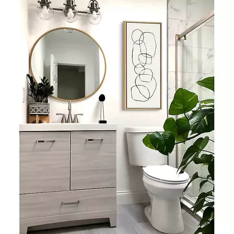 Canvas Art-Kirklands Home Dancing Circles Framed Canvas Art Print