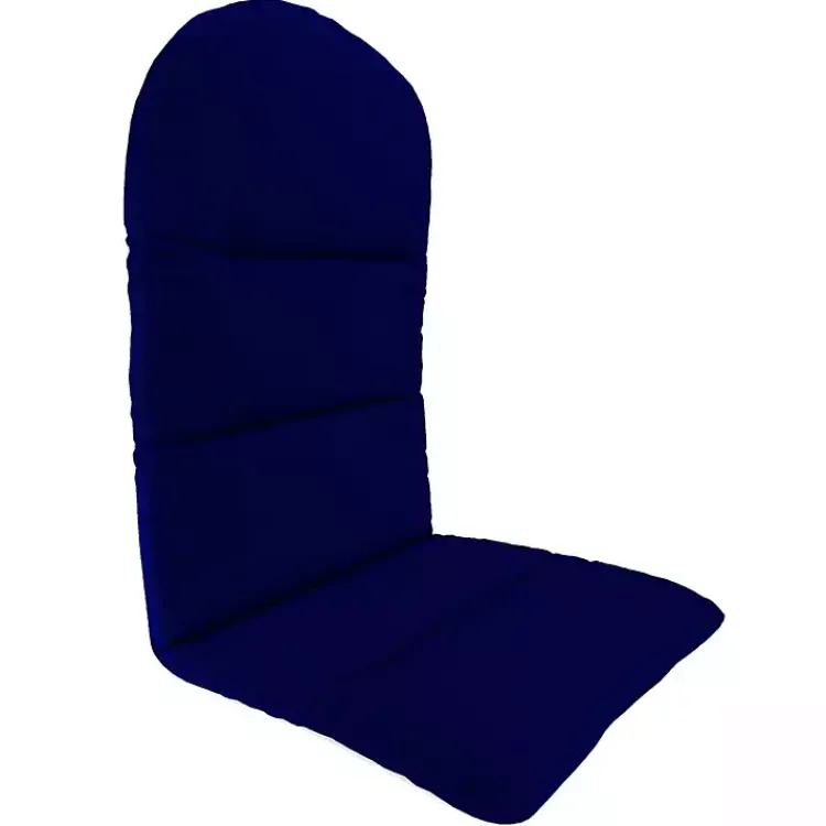 Outdoor Cushions & Pillows-Kirklands Home Midnight Navy Outdoor Adirondack Cushion Blue