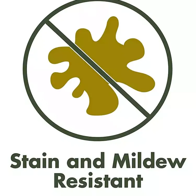 Outdoor Cushions & Pillows-Kirklands Home Turquoise Striped Outdoor Deep Seat Cushion