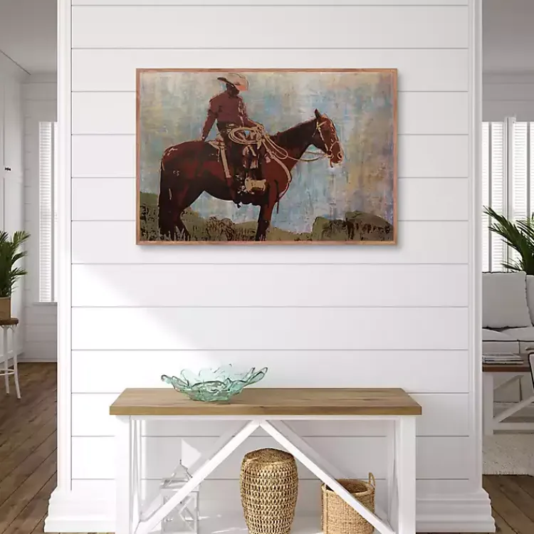 Canvas Art-Kirklands Home Western Moment Framed Canvas Art Print