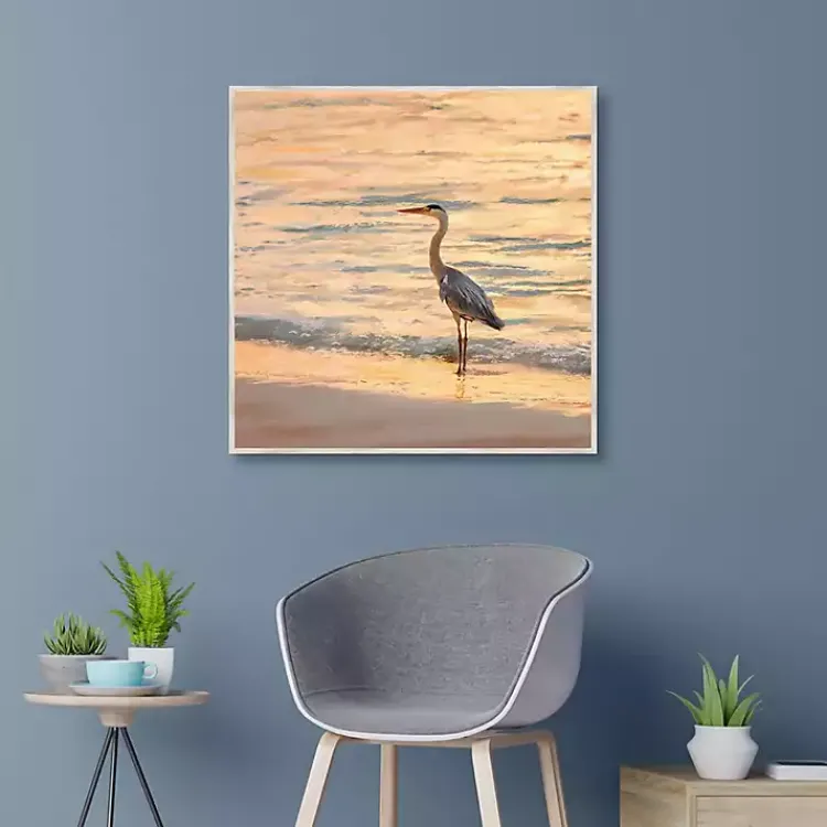 Canvas Art-Kirklands Home Sunset Shore Framed Canvas Art Print