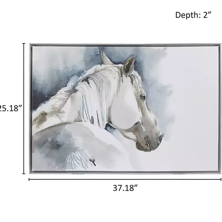 Canvas Art-Kirklands Home Derby Hand Embellished Horse Framed Canvas Print