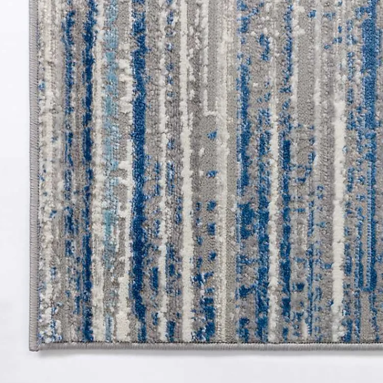 Area Rugs-Kirklands Home Dark Blue Claire Modern Area Rug, 5x8