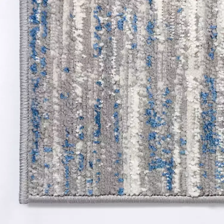 Area Rugs-Kirklands Home Dark Blue Claire Modern Runner, 2x8