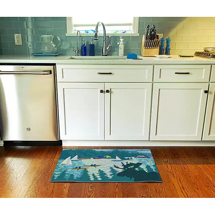 Outdoor Rugs-Kirklands Home Sailboat Indoor/Outdoor Rug, 2x3