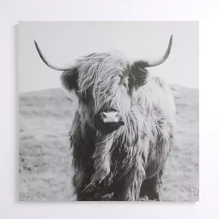 Canvas Art-Kirklands Home Highland in the Wild Canvas Art Print Gray