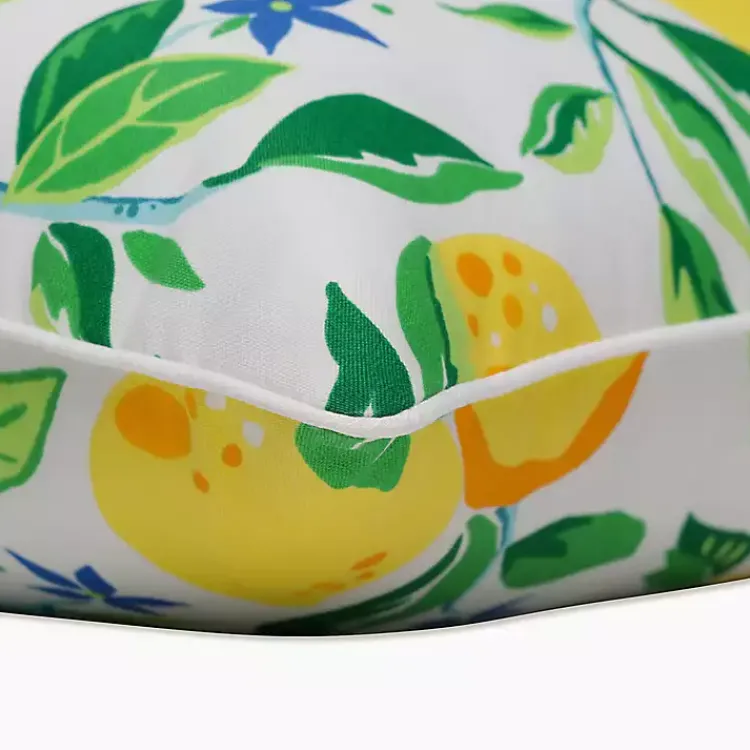 Outdoor Cushions & Pillows-Kirklands Home Lemon Tree Outdoor Pillows, Set of 2