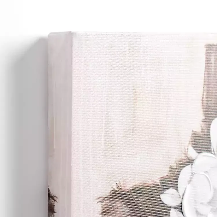 Canvas Art-Kirklands Home Floral Cross Canvas Art Print