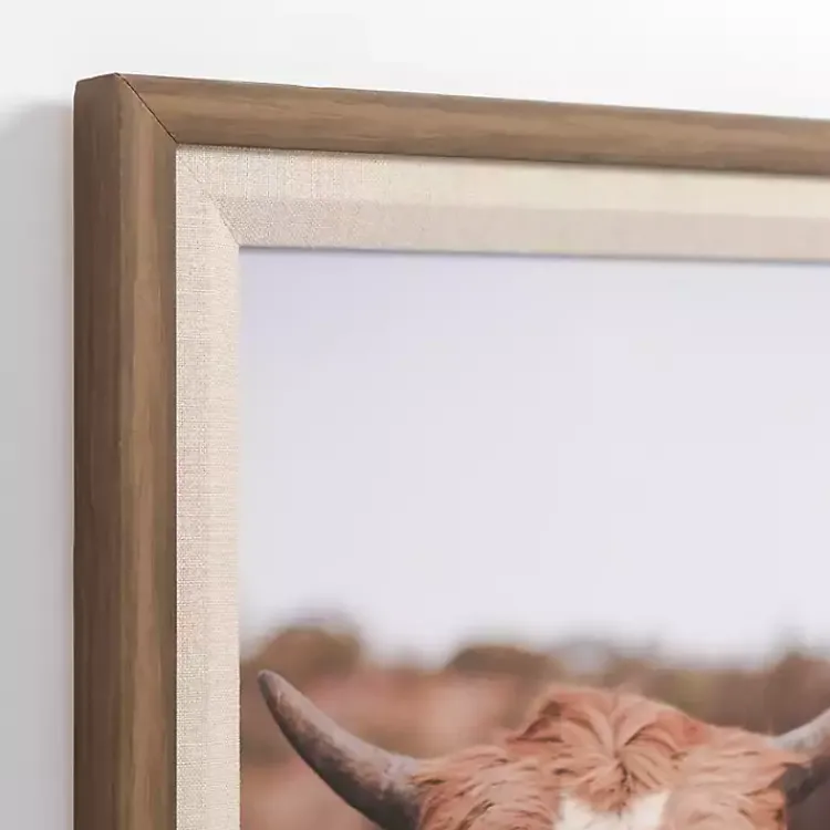 Canvas Art-Kirklands Home Moove Over Framed Canvas Art Print Brown