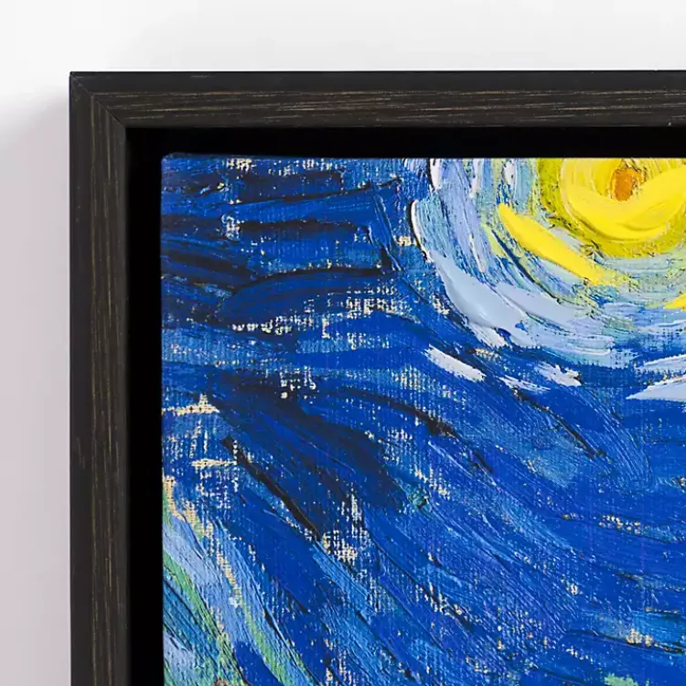 Canvas Art-Kirklands Home Starry Night Framed Canvas Art Prints, Set of 3 Blue