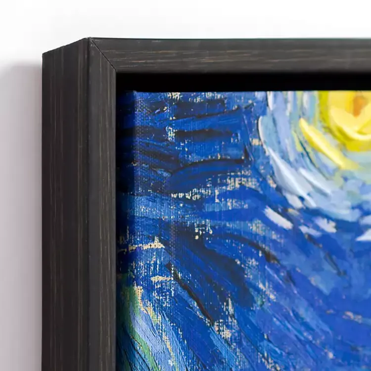 Canvas Art-Kirklands Home Starry Night Framed Canvas Art Prints, Set of 3 Blue