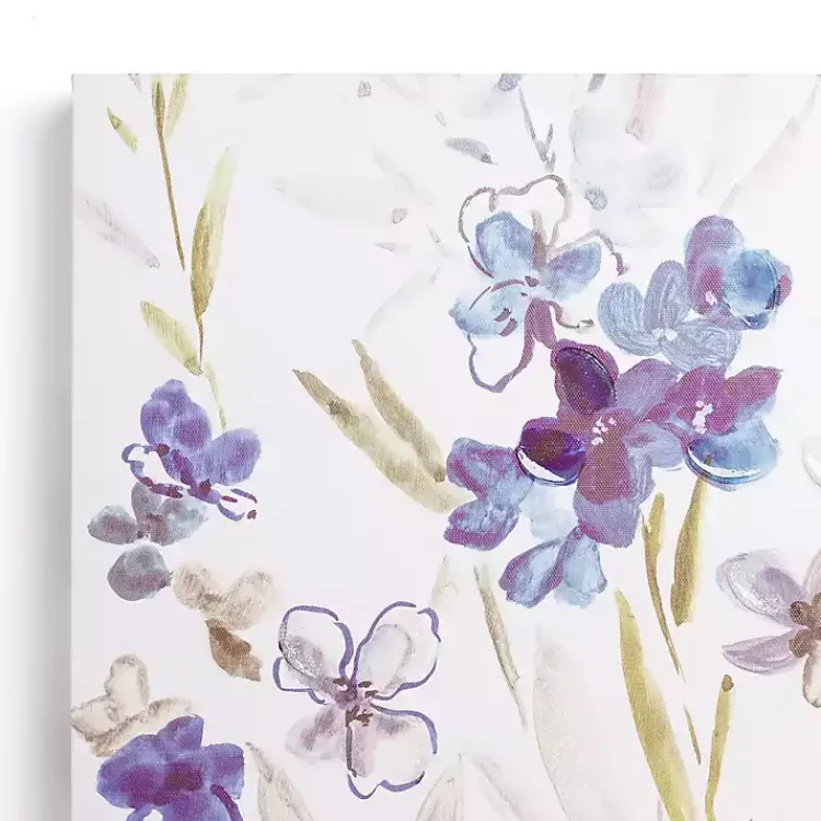 Canvas Art-Kirklands Home Blue Wildflowers II Canvas Art Print