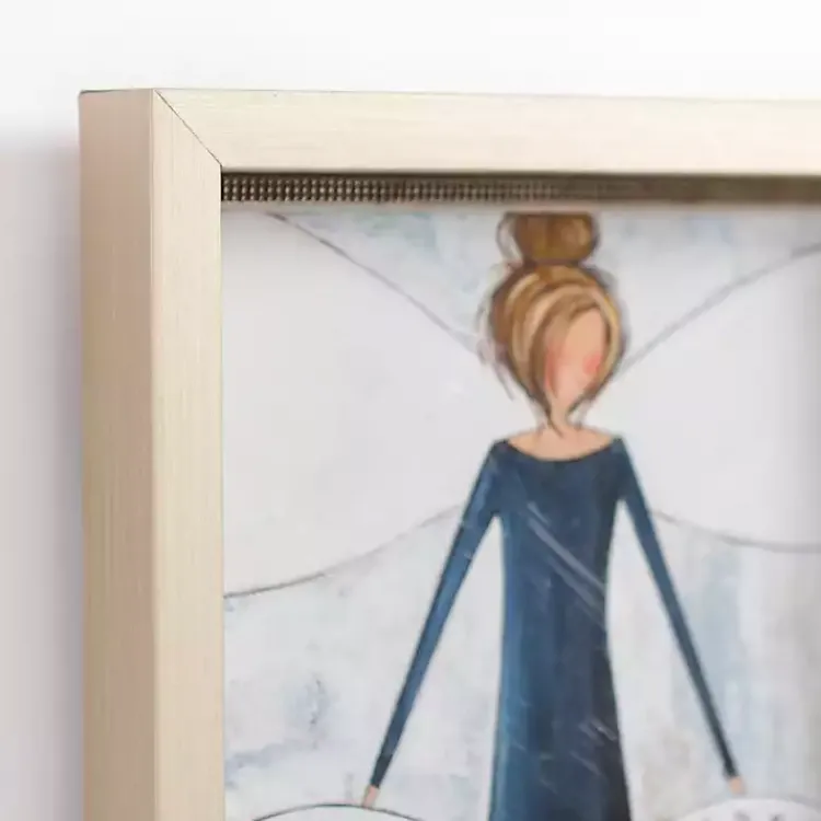 Framed Art-Kirklands Home Peace Angel Framed Art Print