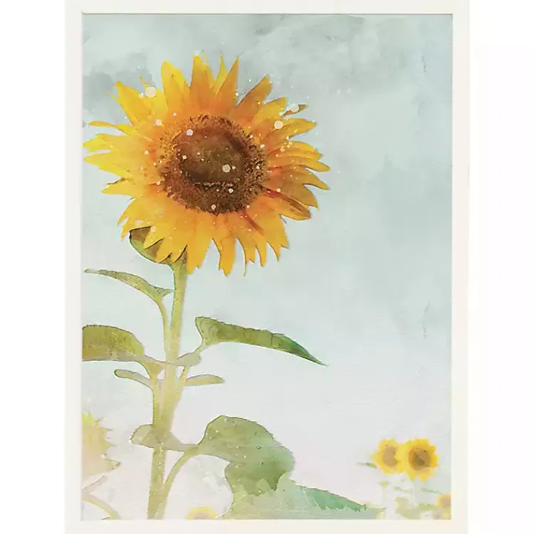 Framed Art-Kirklands Home Towering Sunflower Framed Art Print
