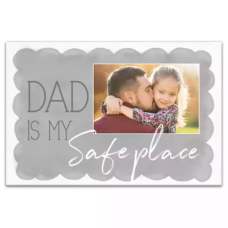 Canvas Art-Kirklands Home Personalized Dad is My Safe Place Canvas Art Print