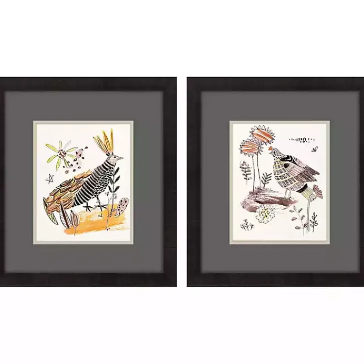 Framed Art-Kirklands Home Glowing Garden Framed Art Prints, Set of 2