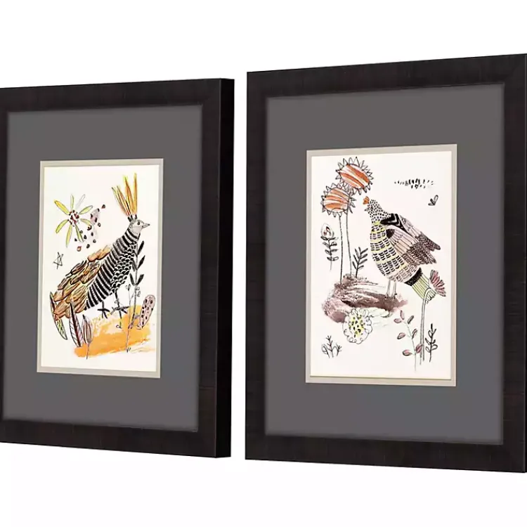 Framed Art-Kirklands Home Glowing Garden Framed Art Prints, Set of 2