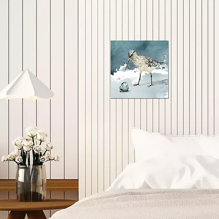 Canvas Art-Kirklands Home Delray Sandpiper Canvas Art Print Blue