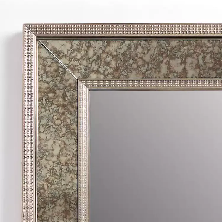 Decorative Mirrors-Kirklands Home Luxe Silver Antique Frame Wall Mirror, 35 in.