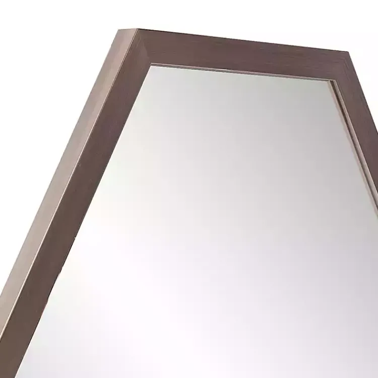 Decorative Mirrors-Kirklands Home Graphite Hexagon Wall Mirror
