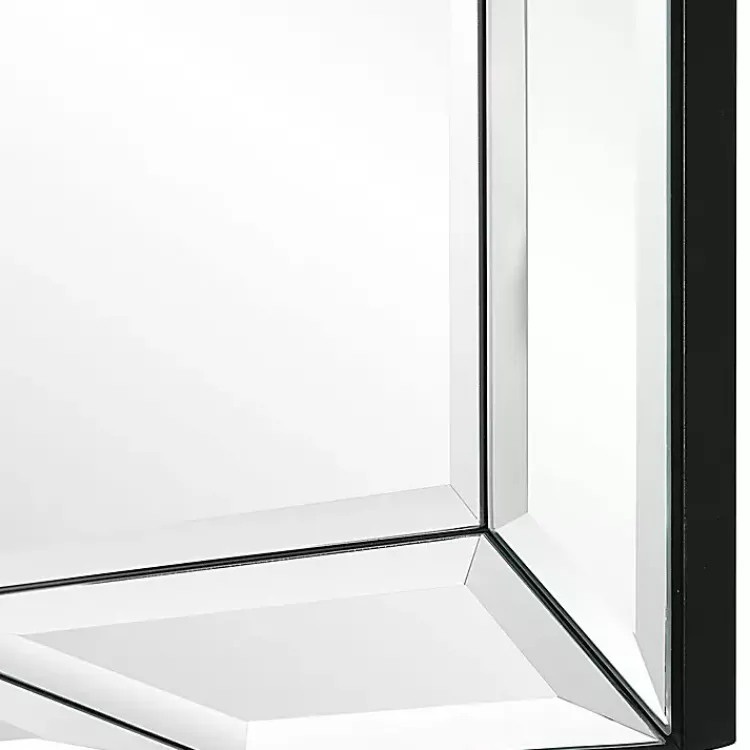 Decorative Mirrors-Kirklands Home Overlapping Asymmetrical Bevel Wall Mirror