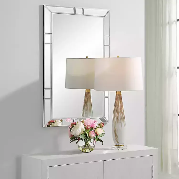 Decorative Mirrors-Kirklands Home Notched Bevel Rectangle Wall Mirror