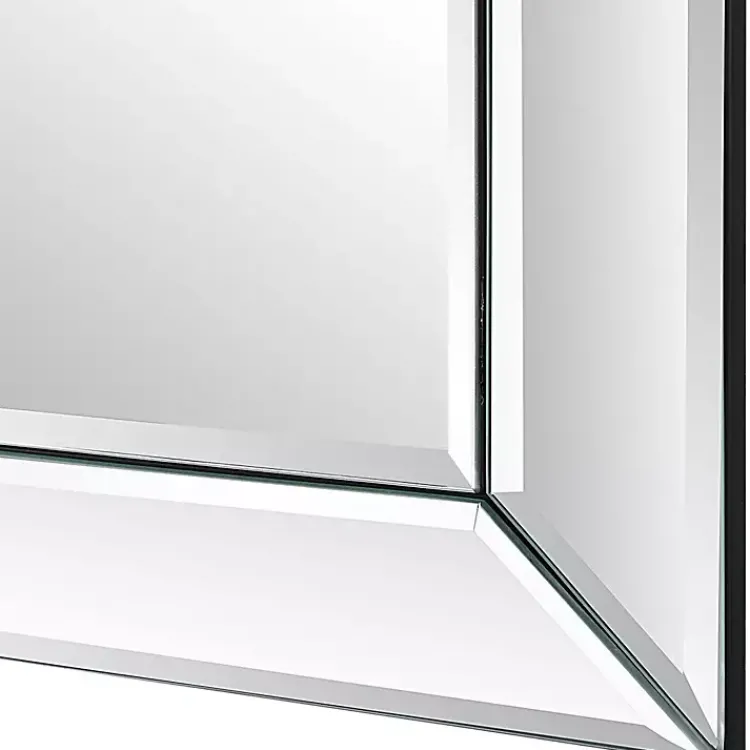 Decorative Mirrors-Kirklands Home Notched Bevel Rectangle Wall Mirror