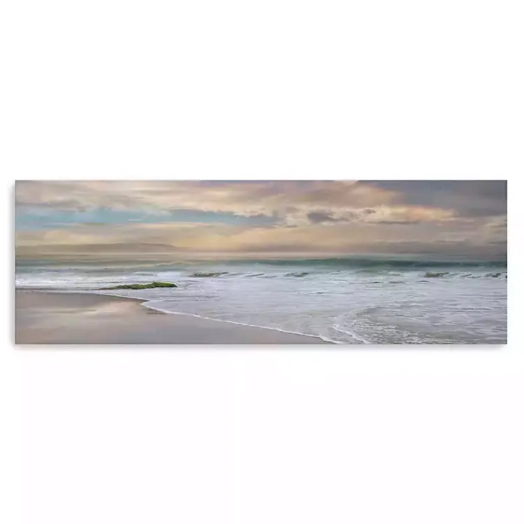 Canvas Art-Kirklands Home Soft Twilight Giclee Canvas Art Print, 60x20 in. Blue