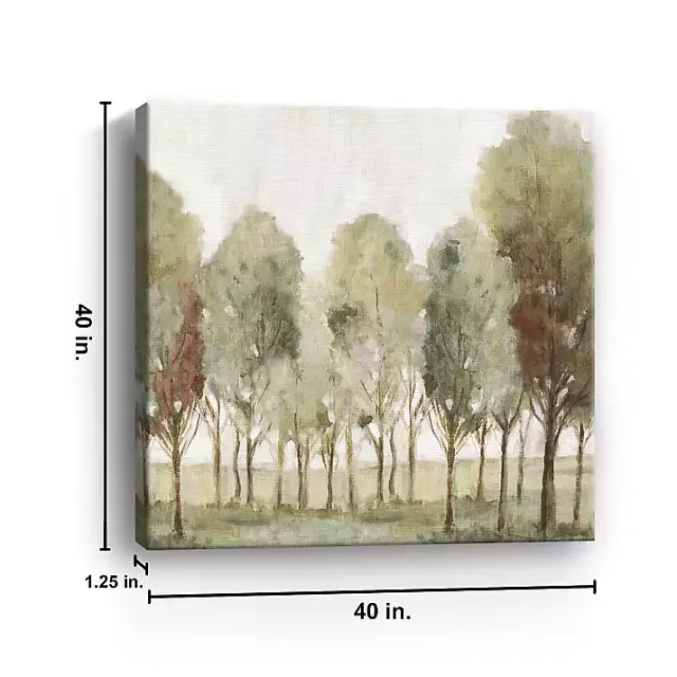 Canvas Art-Kirklands Home Silent Fall Canvas Art Print Green