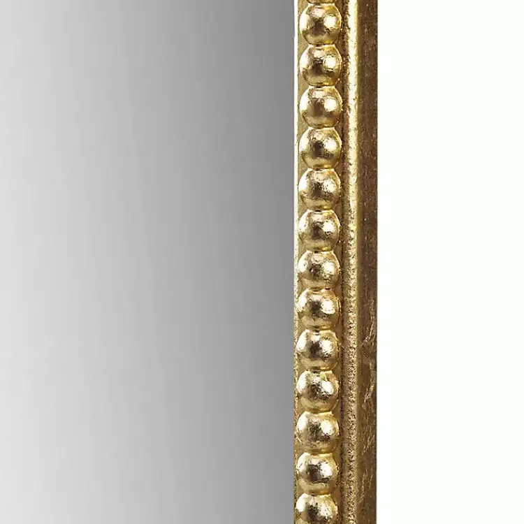 Decorative Mirrors-Kirklands Home Gold Lilbeth Baroque Beaded Wall Mirror