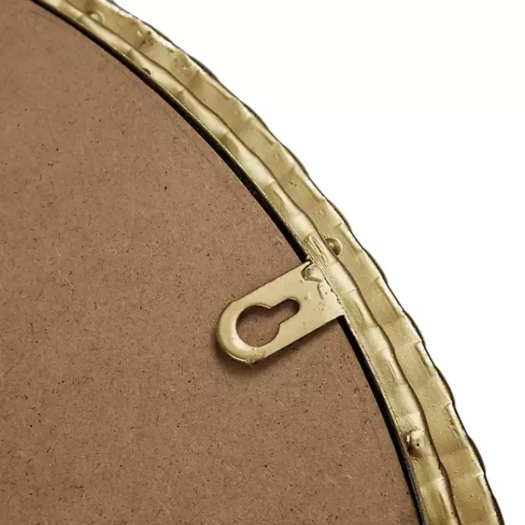 Decorative Mirrors-Kirklands Home Gold Mia Textured Arch Wall Mirror