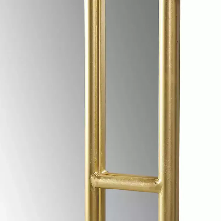 Decorative Mirrors-Kirklands Home Martha Stewart Gold Paned Arch Wall Mirror