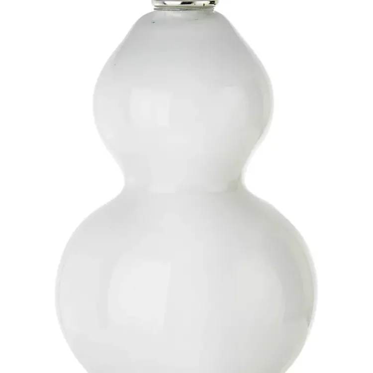 Table Lamps-Kirklands Home Glass Covey Table Lamps, Set of 2 White