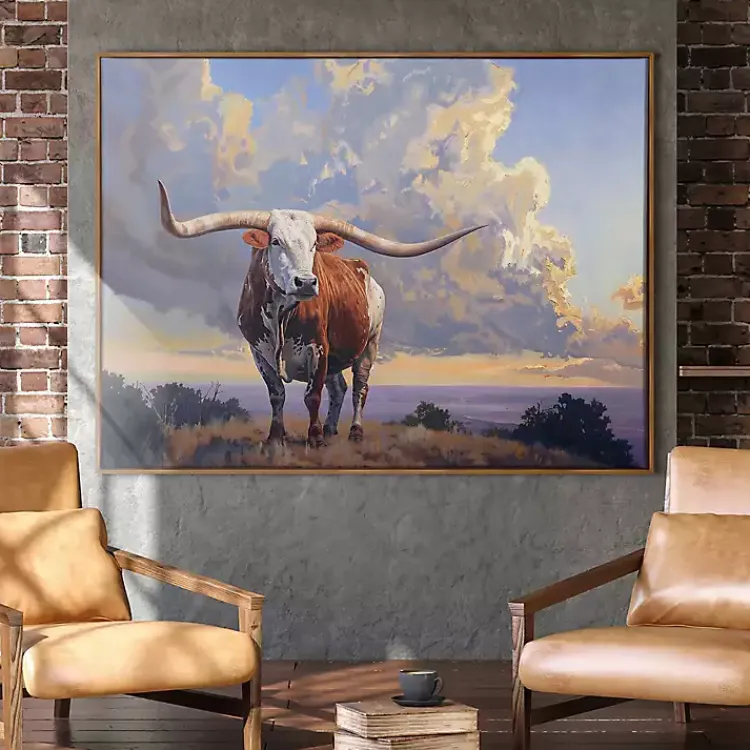 Canvas Art-Kirklands Home Country Hill Monarch Framed Canvas Art Print