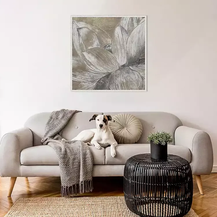 Canvas Art-Kirklands Home Lotus Blossom Framed Canvas Art Print