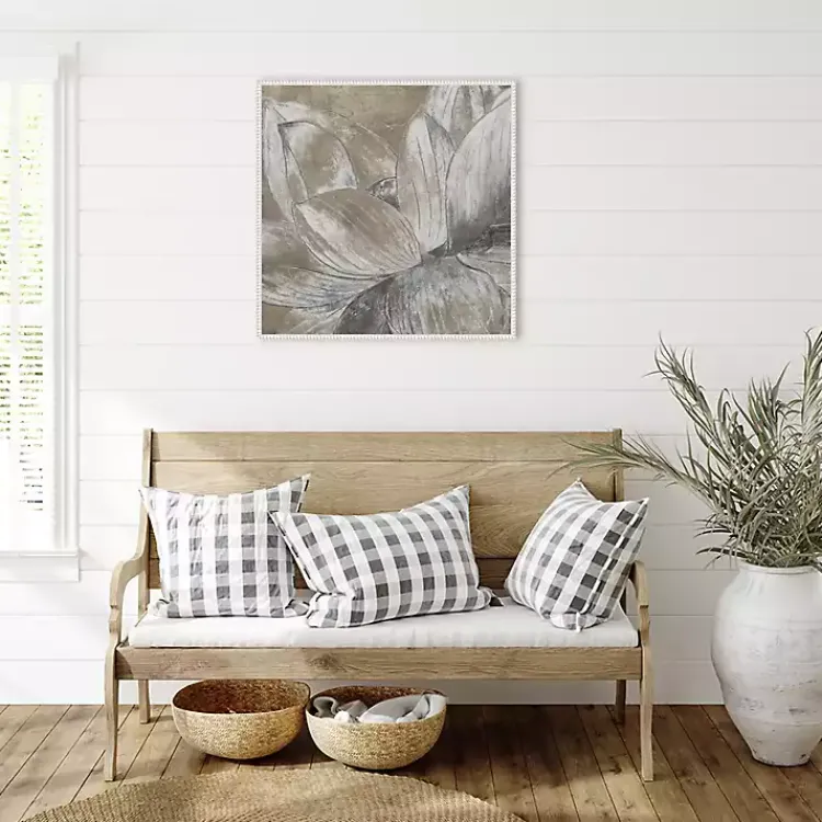 Canvas Art-Kirklands Home Lotus Blossom Framed Canvas Art Print