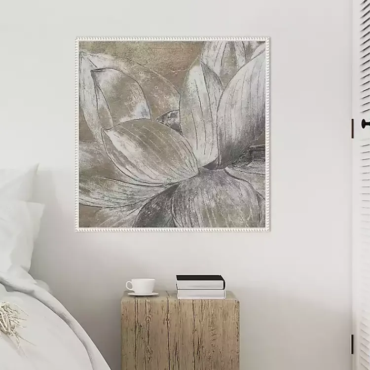 Canvas Art-Kirklands Home Lotus Blossom Framed Canvas Art Print