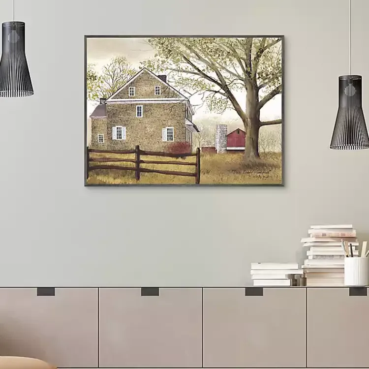 Canvas Art-Kirklands Home Bucks County Homestead Framed Canvas Art Print